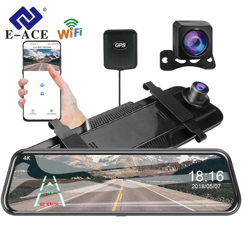 E-ACE  DVR ̷,  ,  ķ, Ʈ , Ʈ HD, 3840x2160P, , GPS, 1080P Ĺ ī޶, 4K, 10 ġ